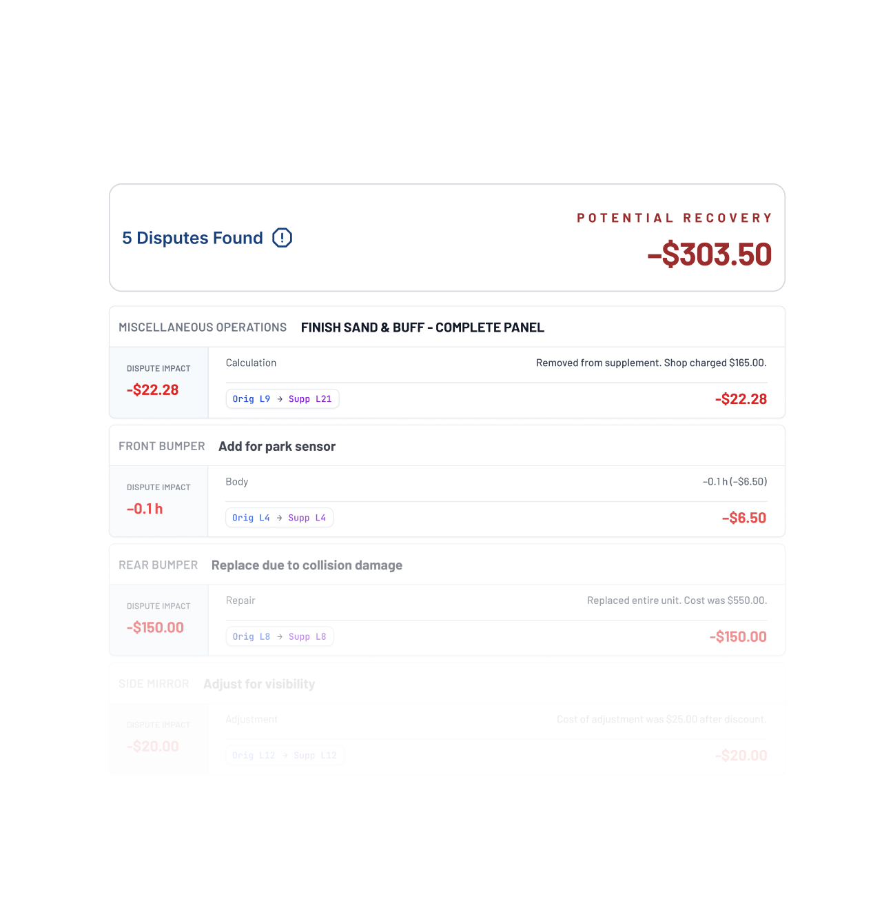 QUICKCompare product screenshot
